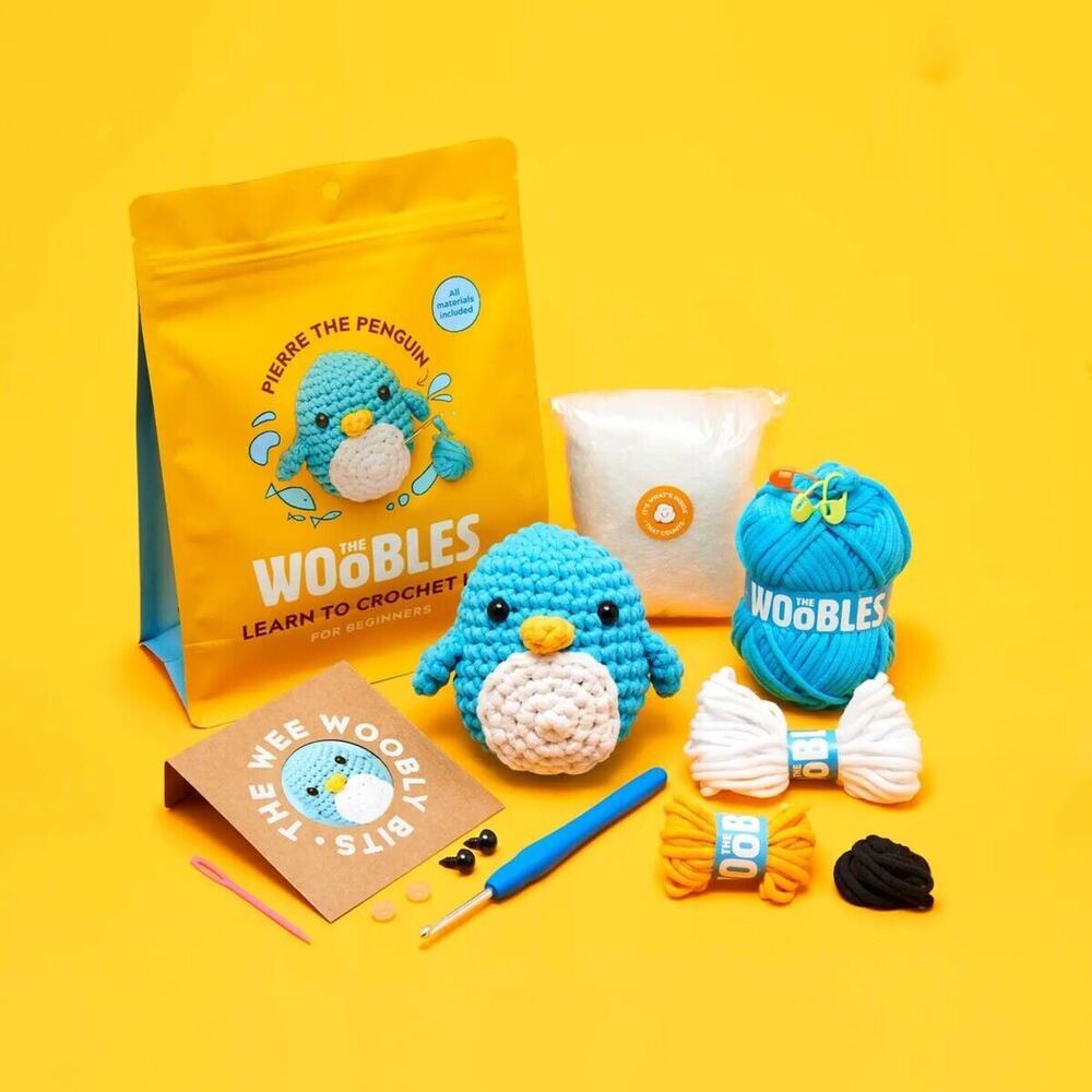 The Woobles Pierre The Penguin Learn To Crochet Kit For Beginners​